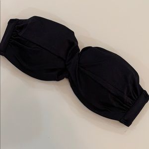 Victoria’s Secret Black Strapless Bikini Too
